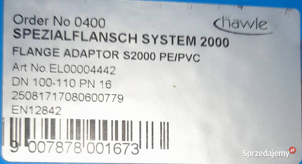 Sprzedam kołnierz system 2000 rury PE i PVC Pozostałe Płock