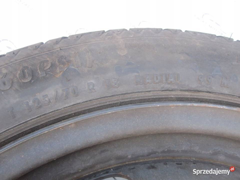 AUDI A3 8P GOLF V VI koło dojazdowe 1257018 99M