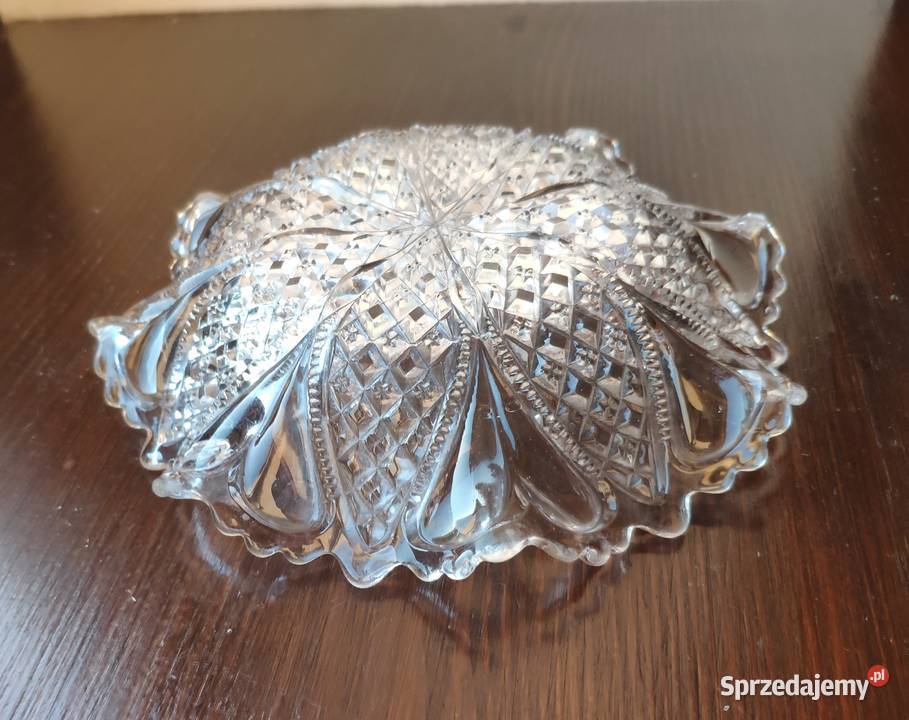 George Davidson przezroczysta miseczka 1903r Porcelana i szkło Kraków