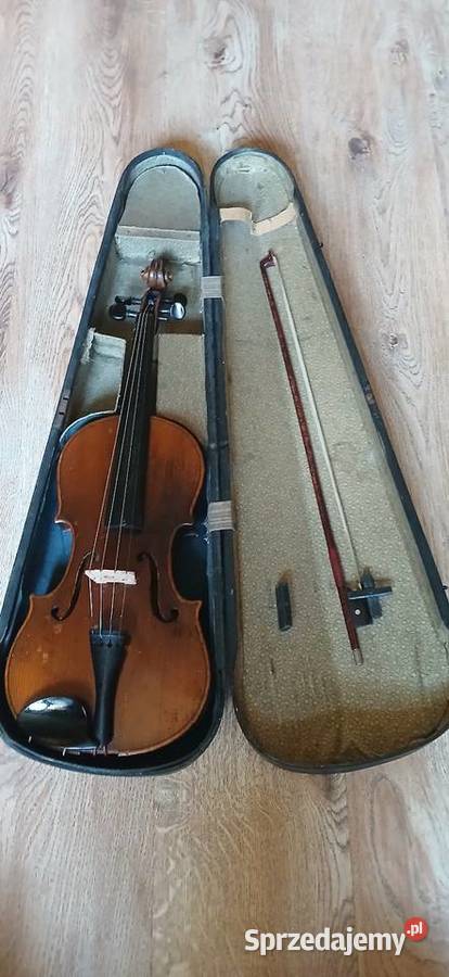 Zabytkowa skrzypce z futeralem skrzypce Kraków