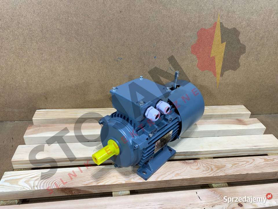 silnik elektryczny 075kW 1390obr 3fazowy HAMULEC Silniki Pigża