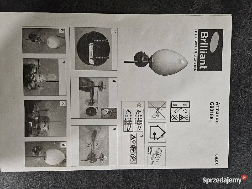 Kinkiet lampa ścienna funkcjonalne oświetlenie Sieradz