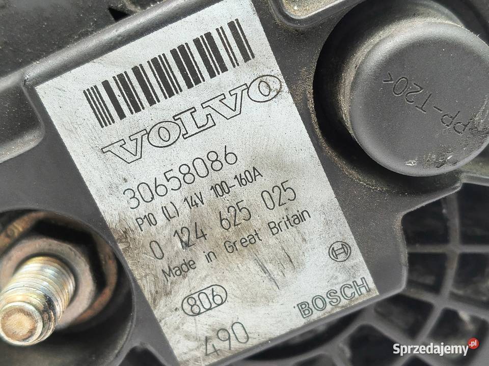 Alternator Volvo XC90 29 T6 3058086 0124625025 Chełm