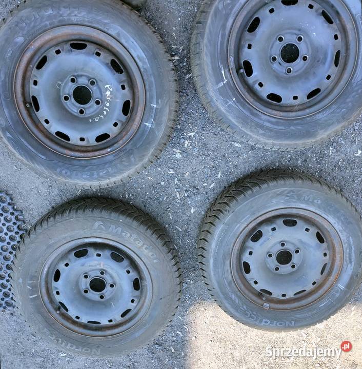 Felgi stalowe 14 z oponami Skoda Fabia 3
