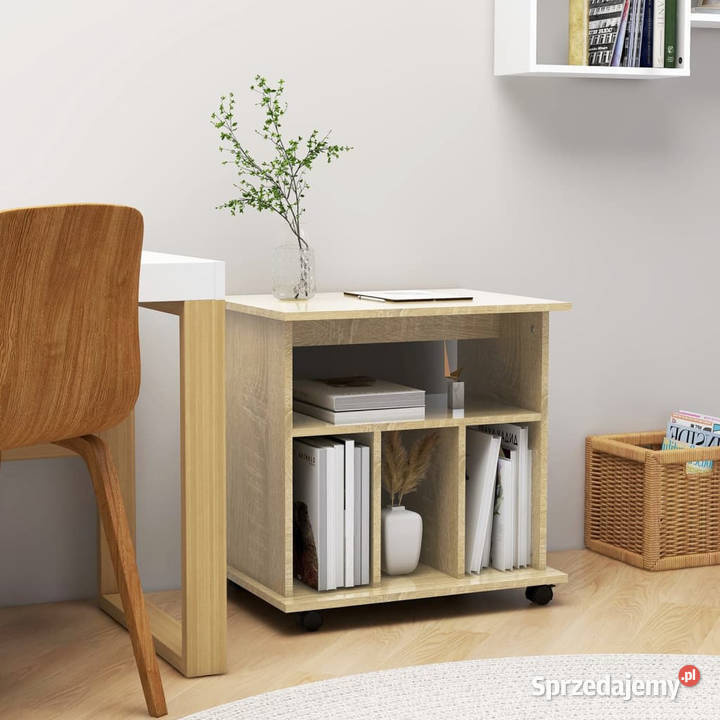 Szafka na kółkach dąb sonoma 60x45x60 WM808479