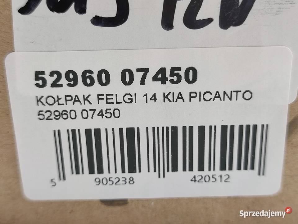 KOŁPAK FELGI 14 KIA PICANTO II 20112017 NOWY