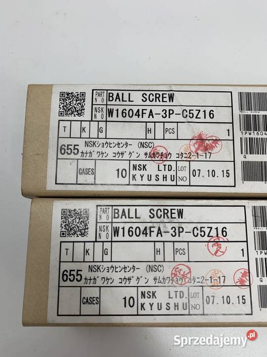 NSK Ball Screw W1604FA3PC5Z16 mazowieckie Warszawa