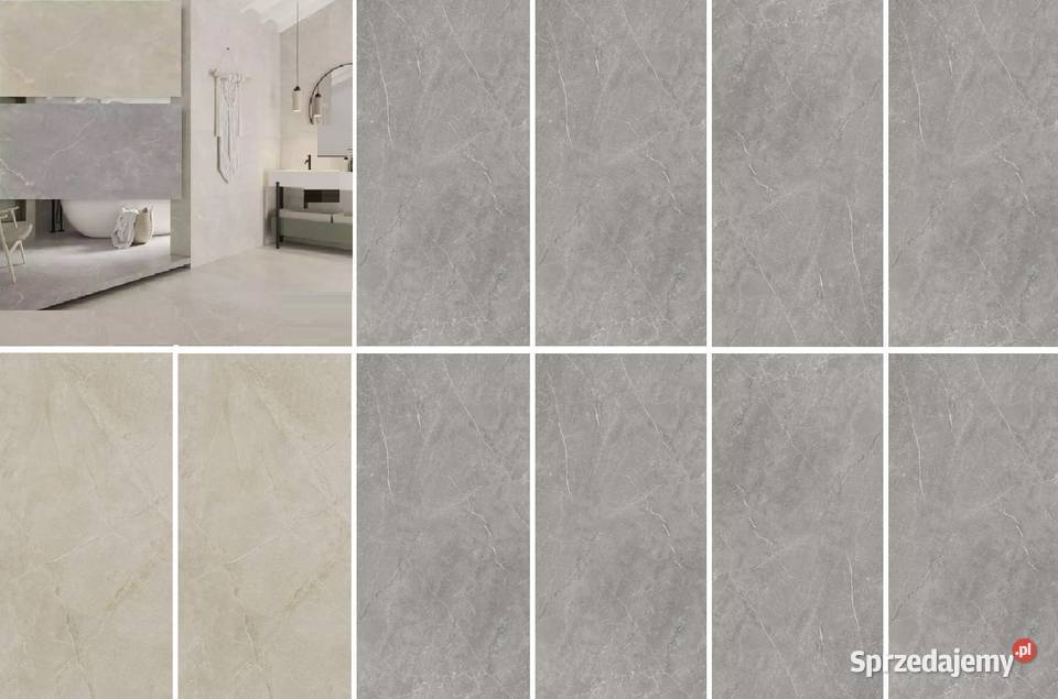 gres wermex light grey white rektyfikowany sprzedam