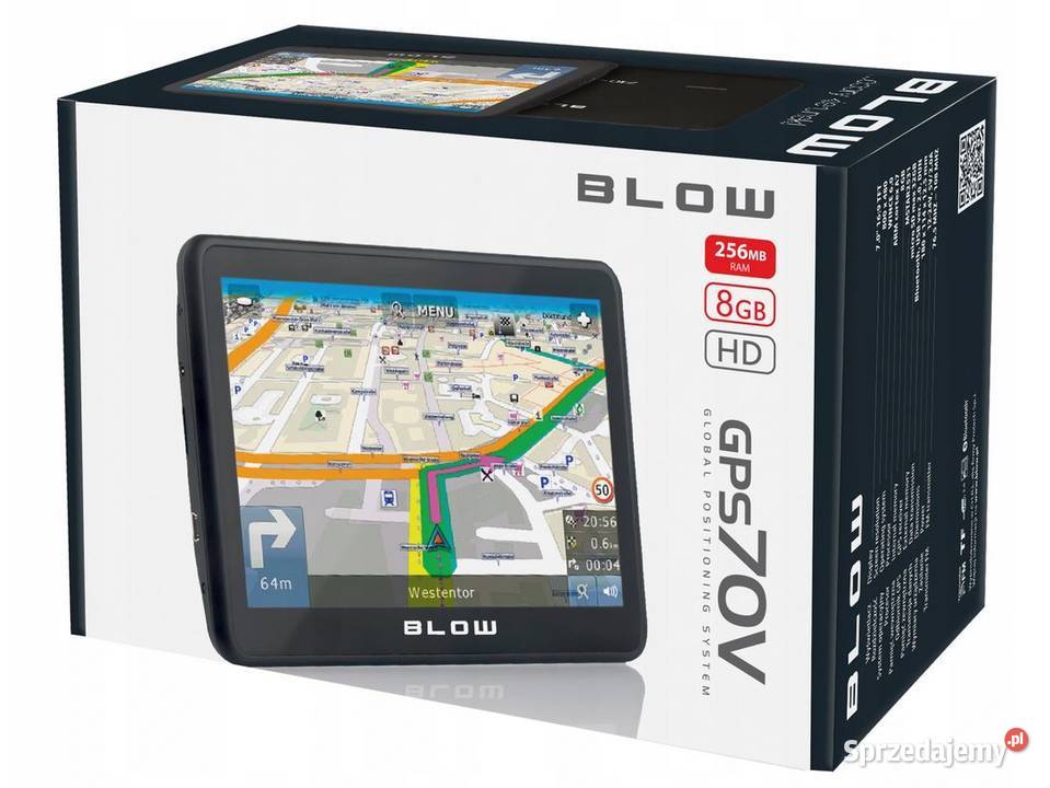 Nawigacja BLOW GPS70V 7 Dożywotnio Mapy Europy podlaskie