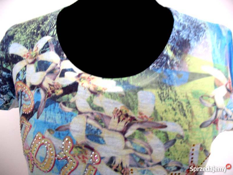 BLUZKA TOP Tshirt TUNIKA 38 M biust 96106 Siedlce