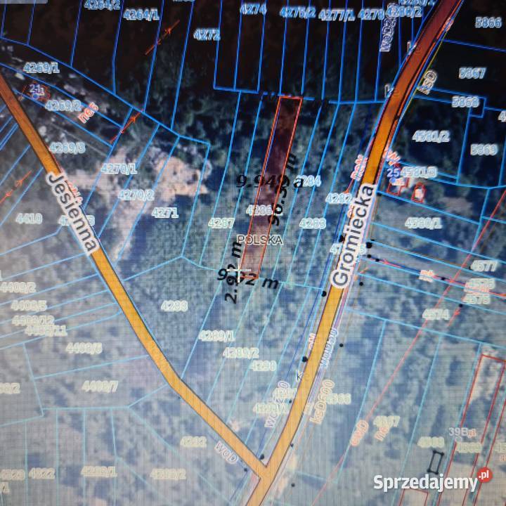 Libiąż Gromiecka Jesienna działka 982 m