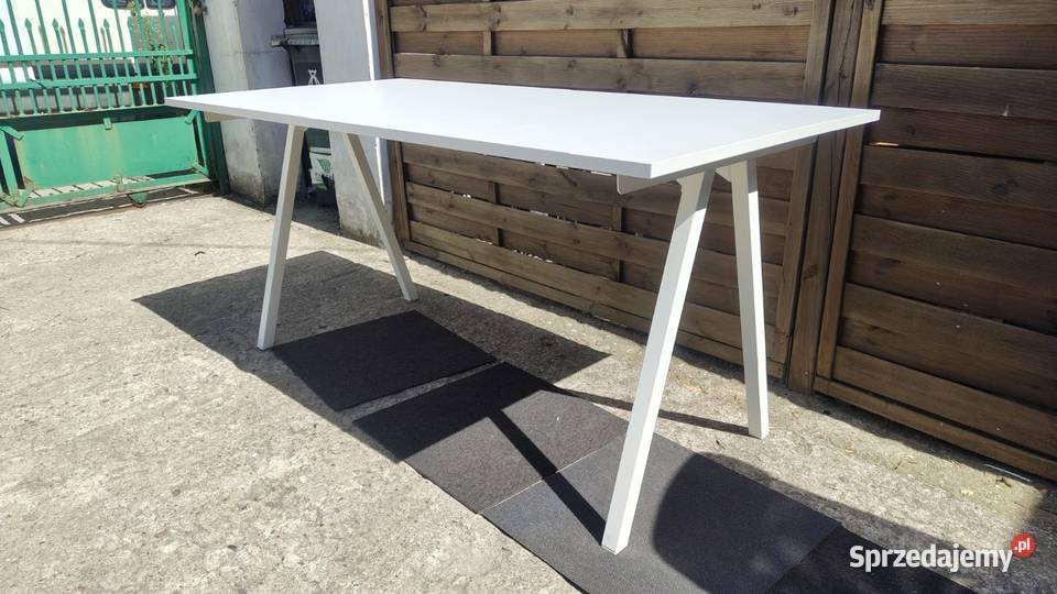 Biurko IKEA Trotten 160x80 białe Dostępne 6 Warszawa