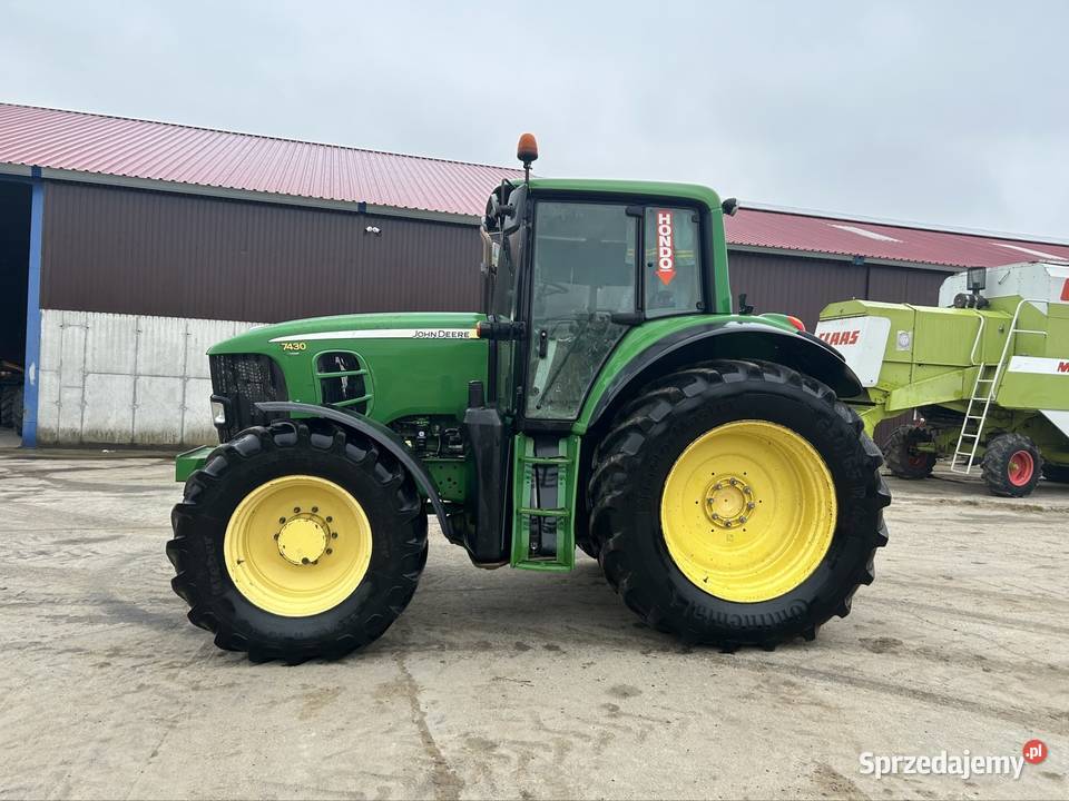 John Deere 7430 Premium Kabina mazowieckie Łysakowo