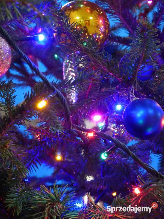 MEGA zestaw łańcuchy choinkowe 5 srebro złoto podlaskie Łapy sprzedam