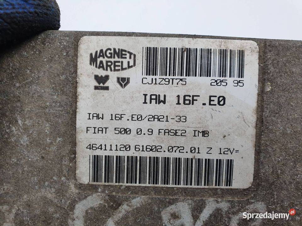 KOMPUTER FIAT SEICENTO IAW 16FE0 kujawsko-pomorskie Lipno