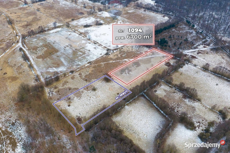 Na sprzedaż działka rolna o pow 6700 m 0m