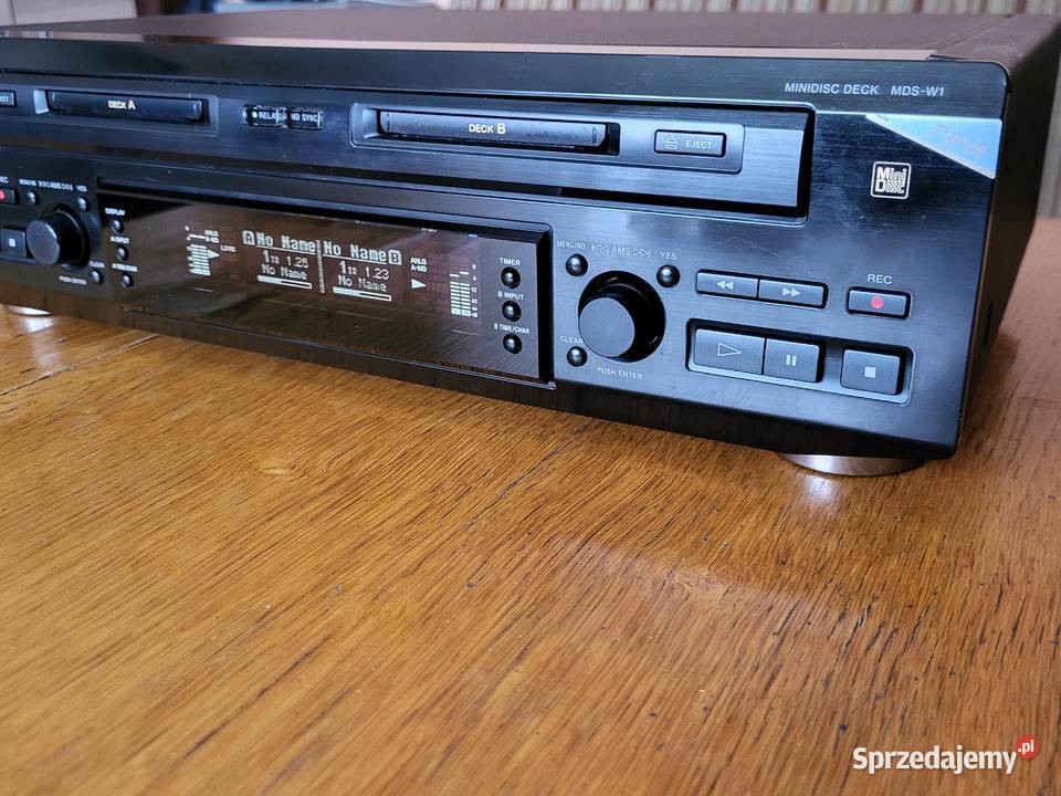 Rarytas Sony MDSW1 dwu kieszeniowy Odtwarzacze CD i MD Mikstat