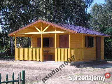 DOMEK LETNISKOWY DREWNIANY 30M2 ALTANKA DZIAŁKOW Ogród Skierniewice