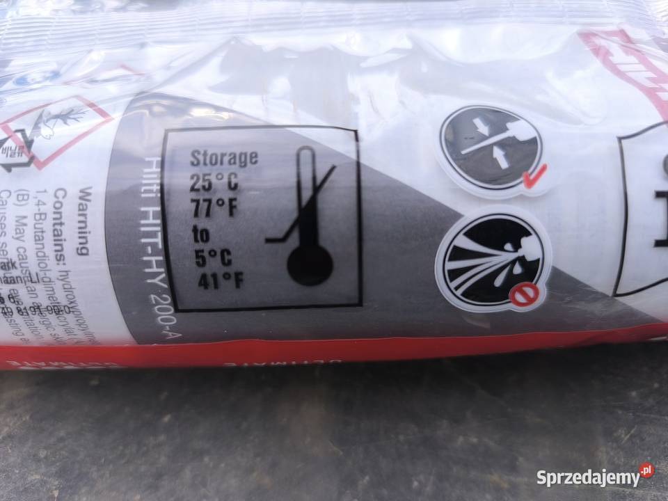 HILTI Kotwa chemiczna żywica iniekcyjna HITHY Tarnobrzeg