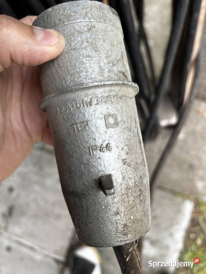 Przedłużacz siłowy gumowy 32A 6h 320v około 40m Giżycko