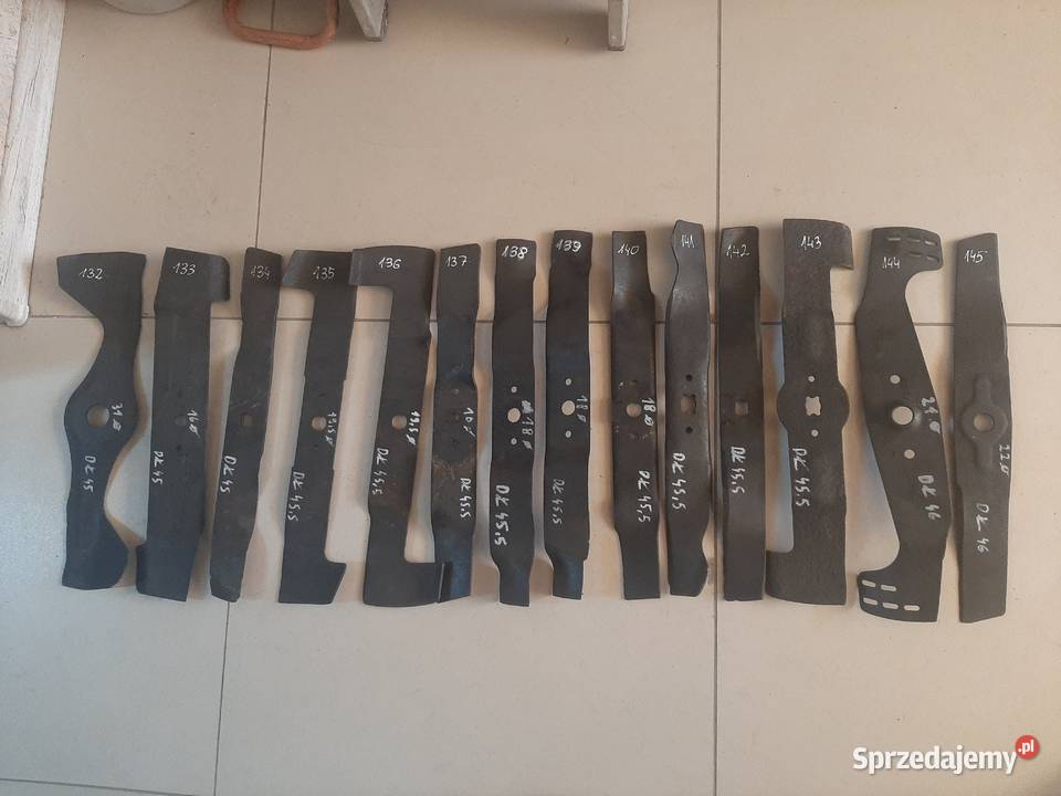 Noże do kasiarki traktorka używane oryginalne podkarpackie Strzyżów