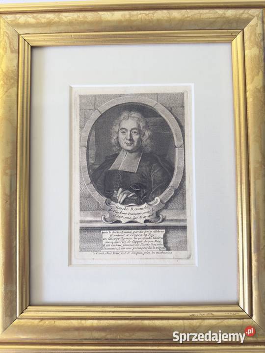 Antyczny Miedzioryt Rycina Grafika Eusebe Antyki Czerwionka-Leszczyny