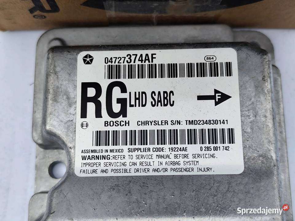 CHRYSLER GRAND VOYAGER IV MODUŁ SENSOR AIRBAG Przemęt sprzedam