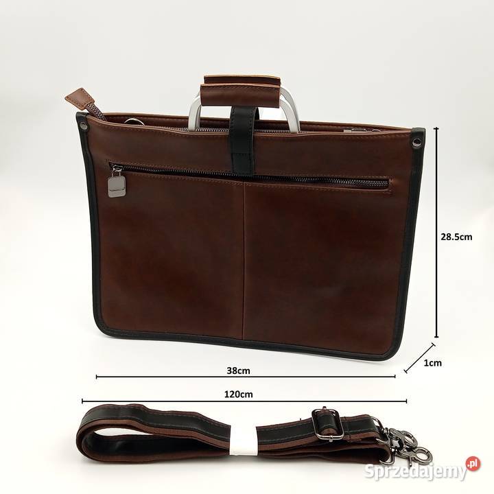 Teczka aktówka torba biznesowa skórzana na ramie Na ramię  Zawiercie sprzedam