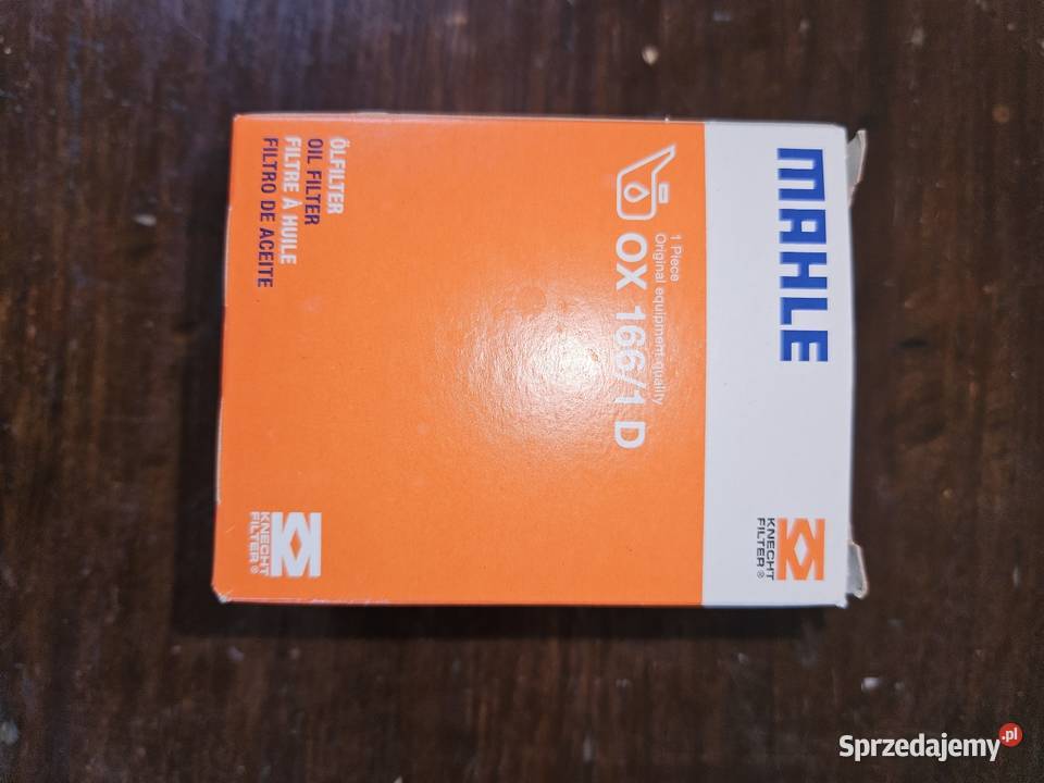 Filtr oleju MAHLE OX 1661 D BMW 20 benzyna Poznań sprzedam