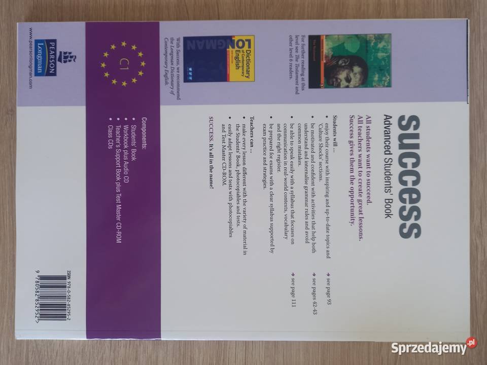 Success Advanced Students Book Softcover ISBN 9780582852952 Lublin