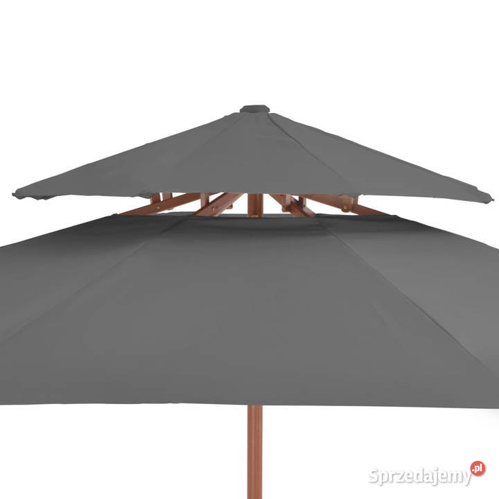 Parasol ogrodowy z podwójnym daszkiem 270 Warszawa