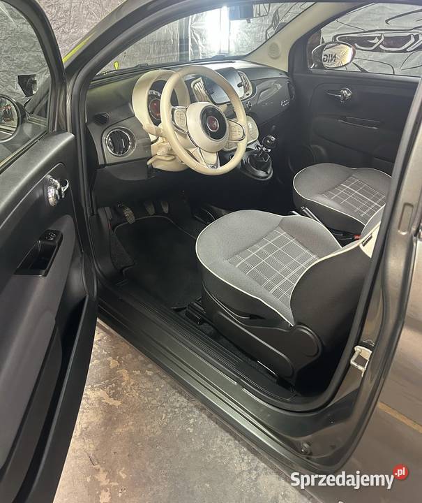 Fiat 500 led tablet felgi 16 tempomat panorama Wadowice