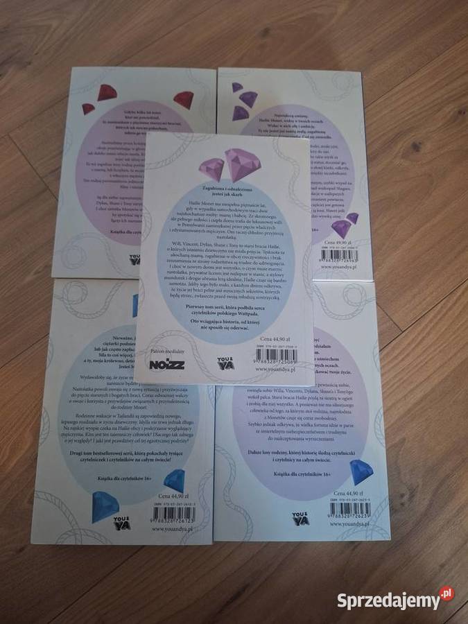 Rodzina Monet Pakiet 5 tomów Weronika Anna Książki dla dzieci