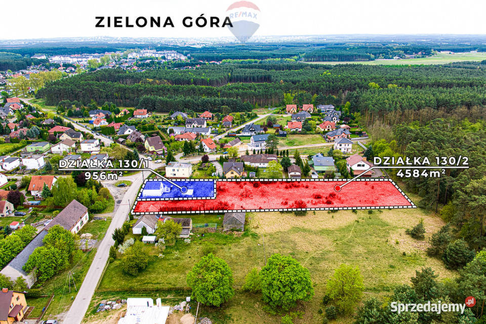 Potencjał inwestycyjny łącznie 5540 m Łężyca Zielona Góra