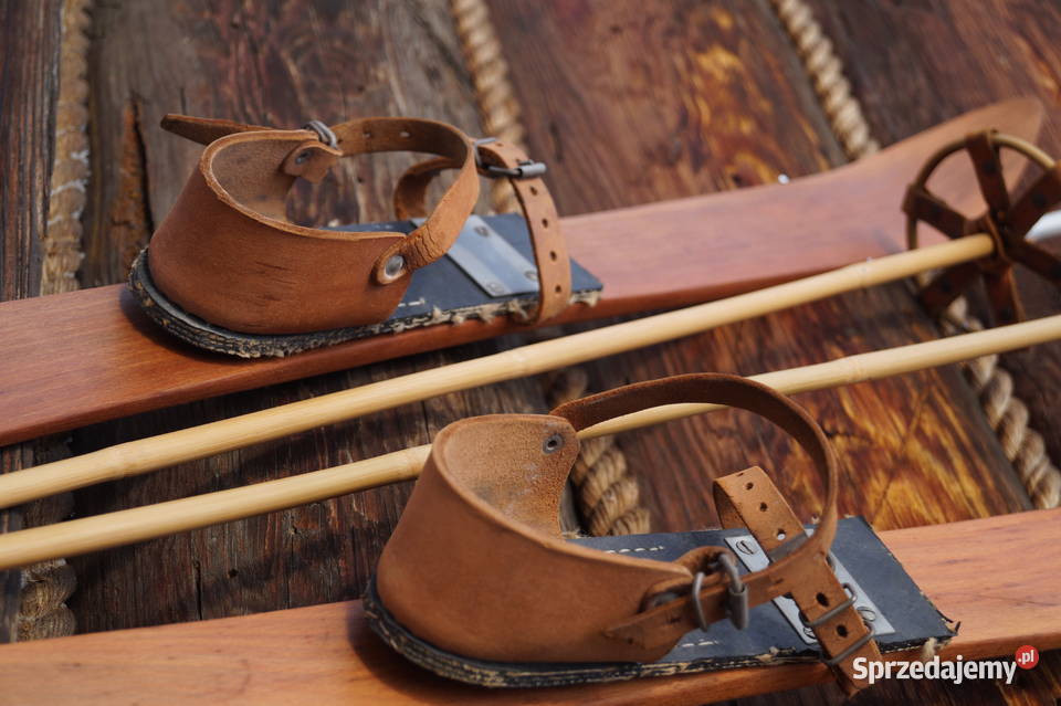 Stare narty dziecięce 90 kijki podkarpackie Pruchnik sprzedam