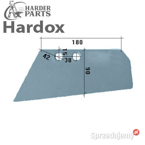 Lemiesz 300hektarów HARDOX 50603L części do podlaskie