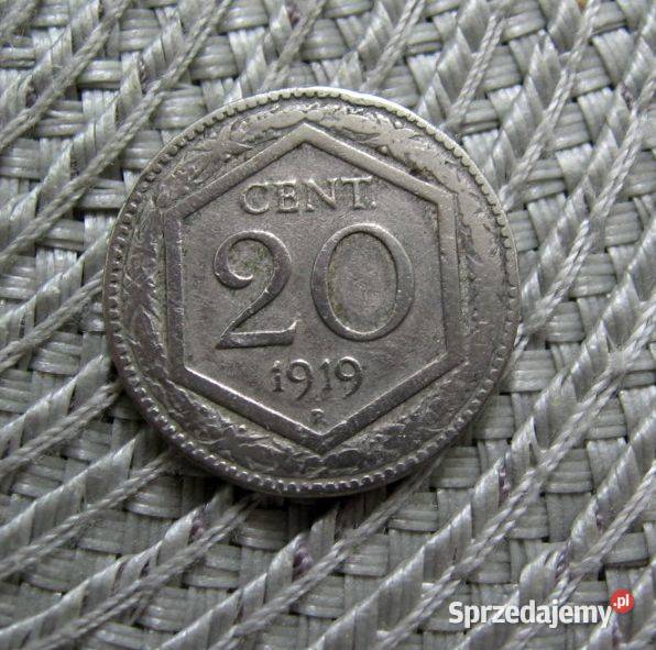 Włochy 20 Centesimi 1919r