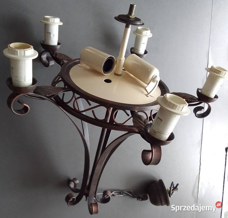 ŻYRANDOL LUMINEX Lampa wisząca metalowa kol Rewal