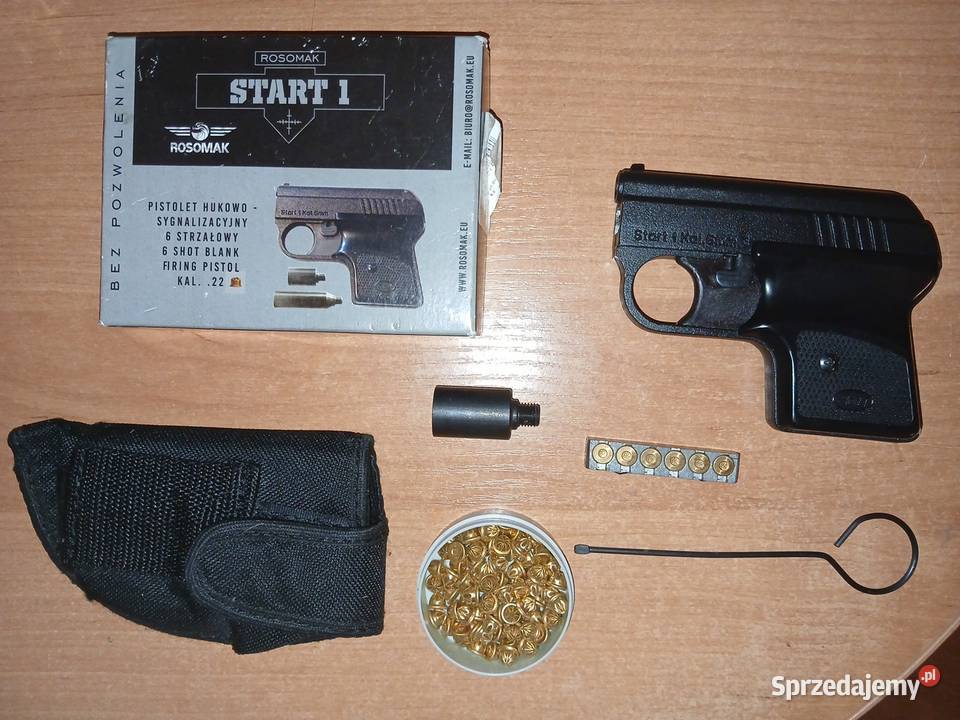 Pistolet Hukowy Start 1 nabój Short 6mm boczny Kraków