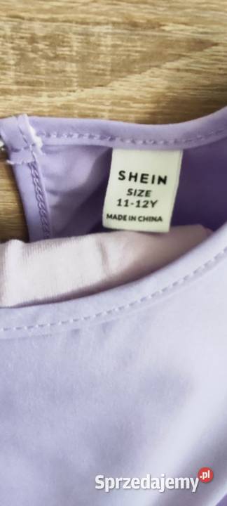Sukienka Shein i legginsy Smyk liliowe 140 Sukienki i spódniczki Olsztyn sprzedam