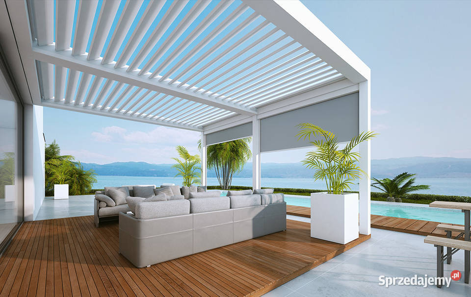 pergola weranda aluminiowa Altany i wiaty Architektura ogrodowa Kraków