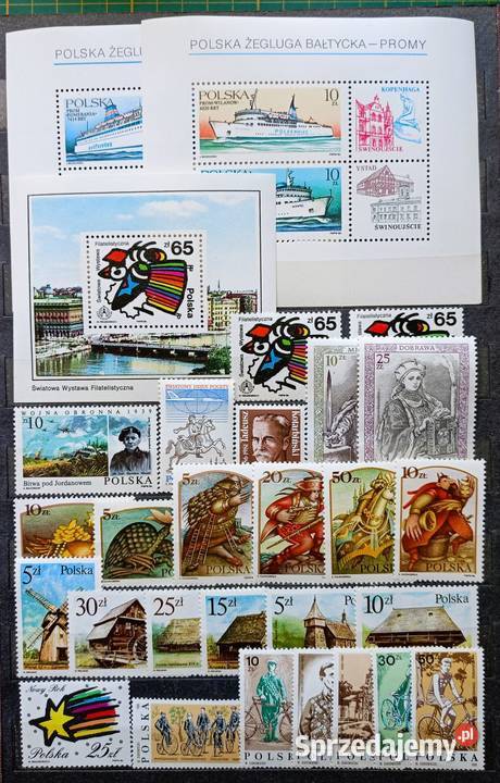 Znaczki polskie 1986 czyste
