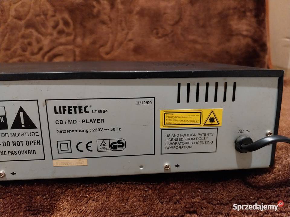 Odtwarzacz CD Mini Disc Lifetec LT8964 Lubartów