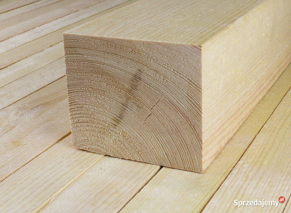 Sosna suszona i strugana 10x10 belki krokwie 100cm
