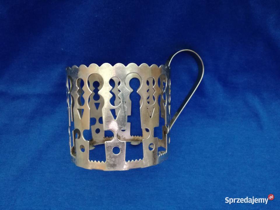 Koszyczki do szklanekuchwyty metalowePojedyncze Łódź