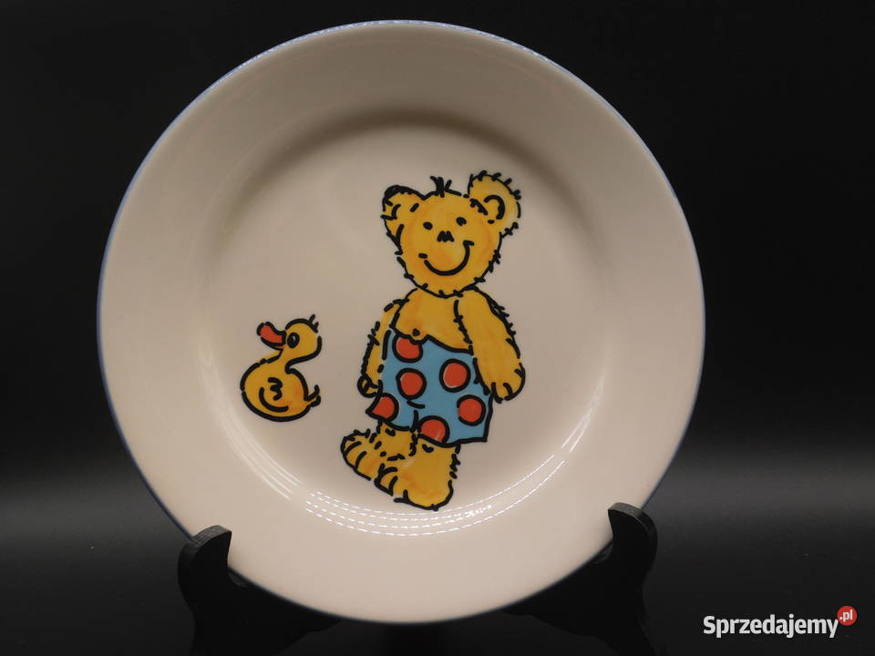 Talerz ceramiczny Zeller Keramik z motywem misia Raszków