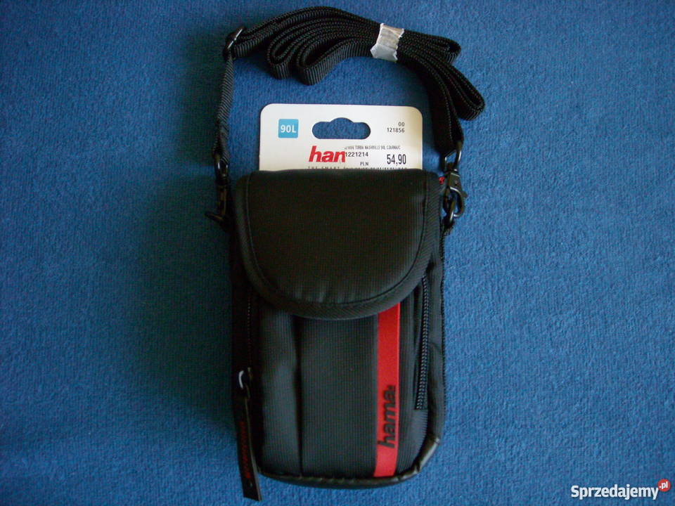 Pokrowiec HAMA Nashville 90L Czarnoczerwony Ząbki