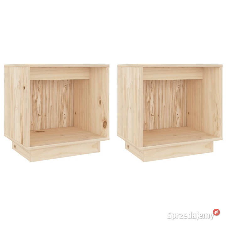 Szafki nocne 2 40x30x40 lite drewno sosnowe