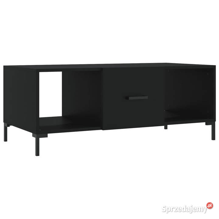 Stolik kawowy czarny 102x50x40 materiał Warszawa sprzedam