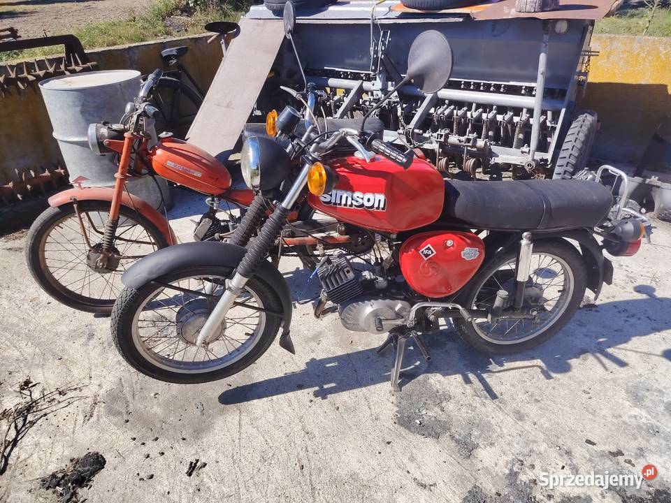 Simson s50 i Komar Romet silnik 023 Izbica Kujawska